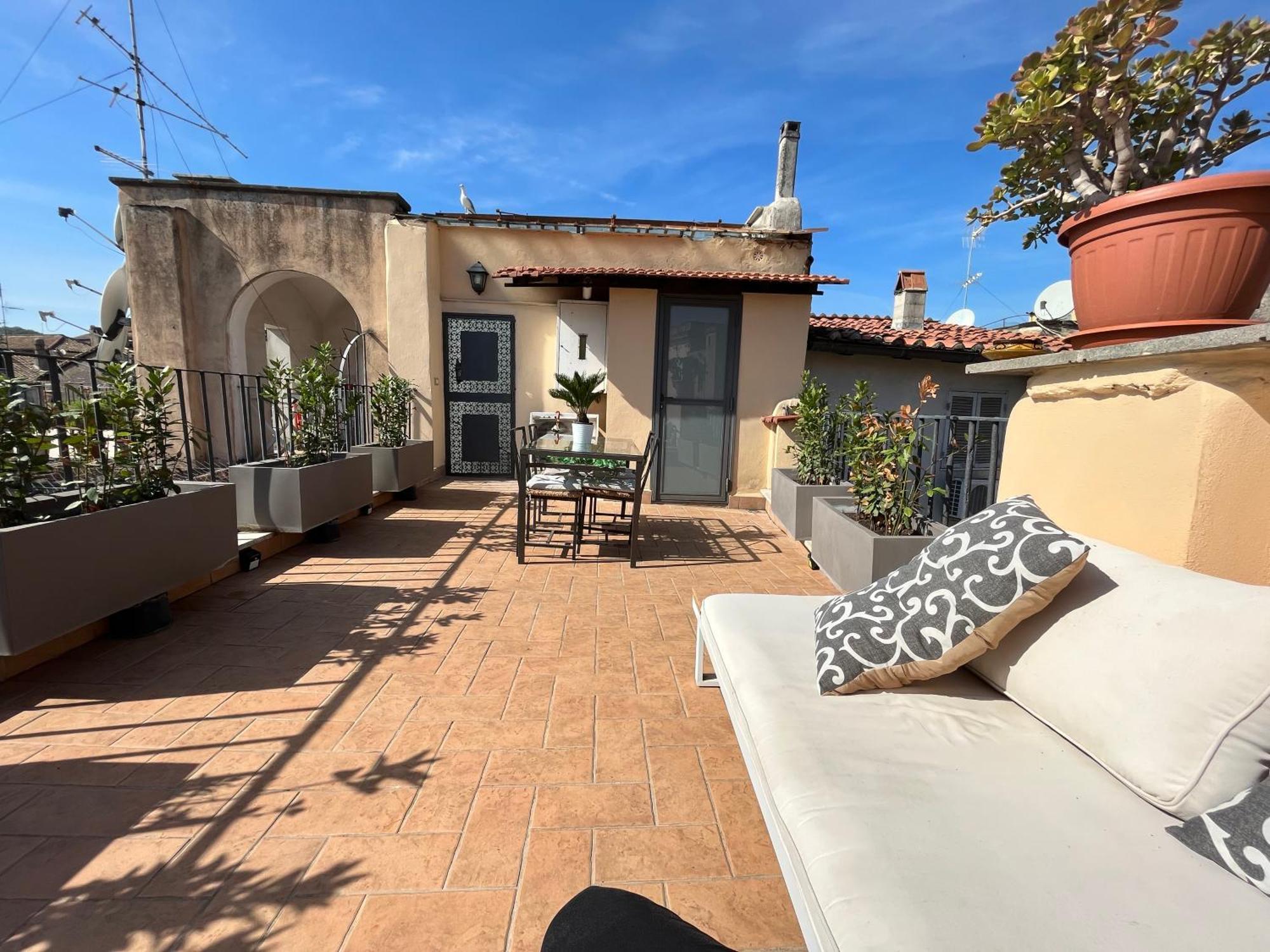 Navona,Campo De Fiori Roof Top House 로마 외부 사진